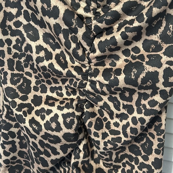 Zara Cheetah Print Mini Dress Size Small NWT - Picture 10 of 11